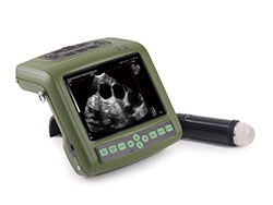 5.7 "Layar LCD Veterinary Ultrasound Scanner untuk Bovine Equine Ovine Canine Feline Kambing babi Llama
